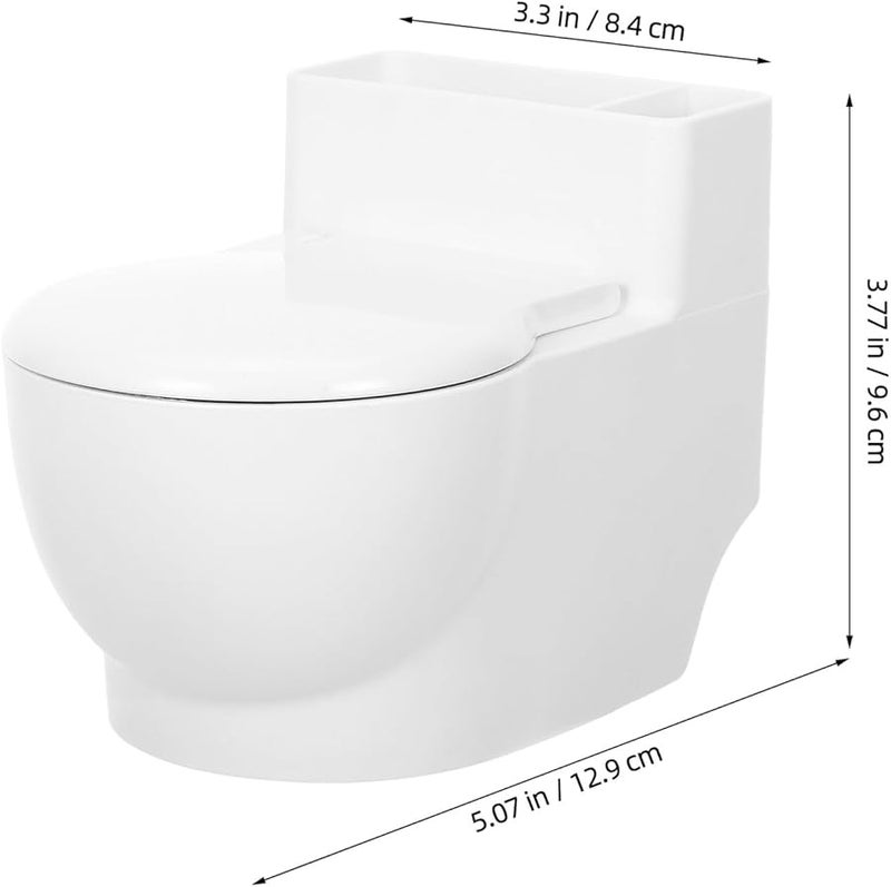 Wall Mounted Toilet Shaped Ashtray With Lid PP Stainless Steel Bathroom Ash Holder For Indoor Smoking - Image 2